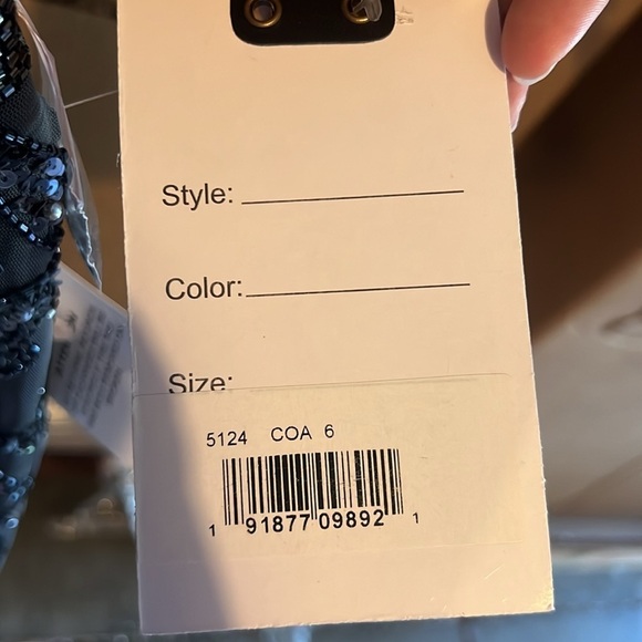 Mac Duggal 5124 NWT BEADED LONG SLEEVE EVENING GOWN - Picture 7 of 10